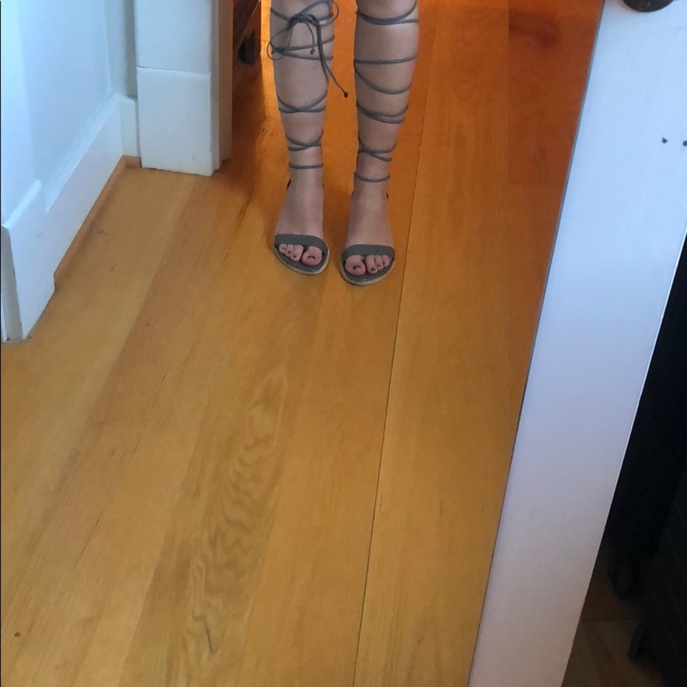 Tibi wrap sandals